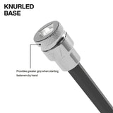 Klein 652216HEXL Long Hex Bit Socket Set, SAE and Metric for Fastening and Driving (16 Piece) - 4