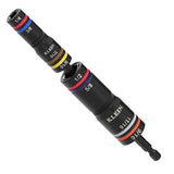 Klein 652QS Quad-8 Deep-Well Heavy-Duty Impact Flip Sockets, SAE (3 Piece)