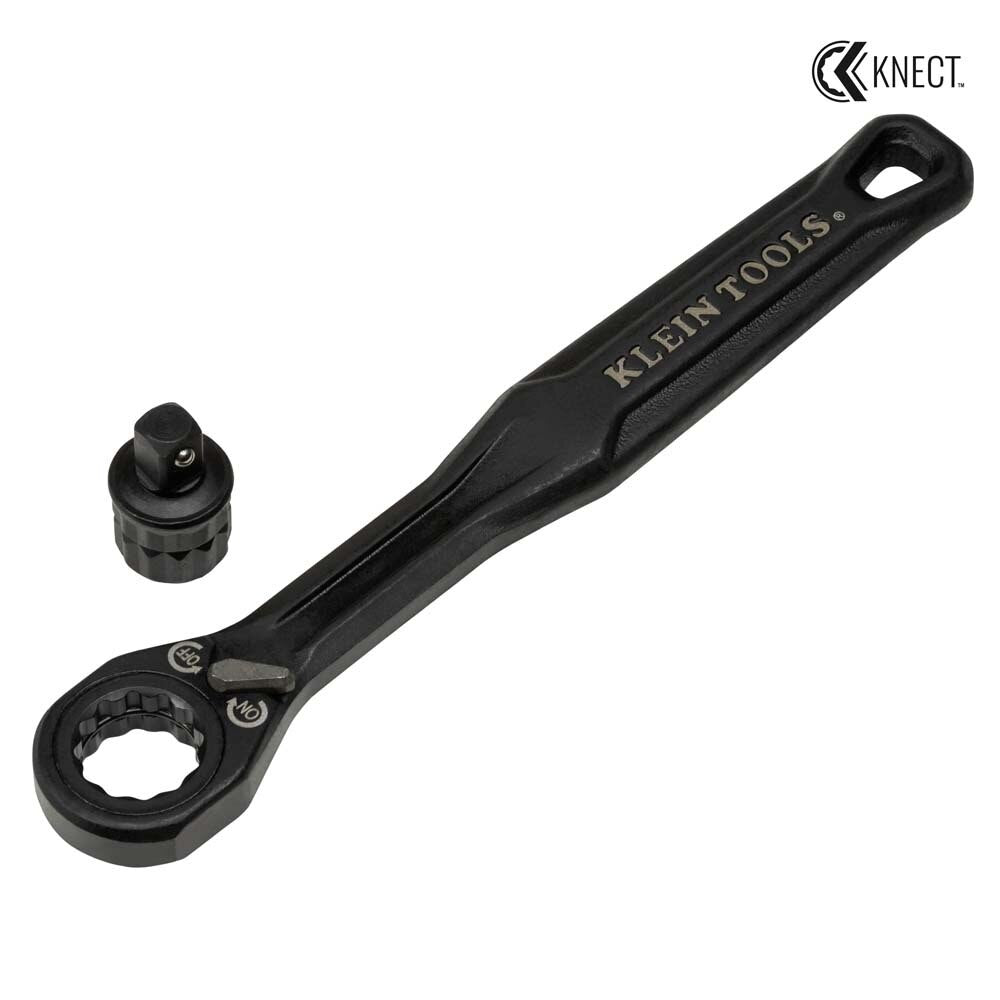 Klein 65301ADP Pass Through Ratchet and 1/4-Inch Drive Socket Adapter Set