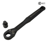 Klein 65408ADP Pass Through Ratchet and 3/8-Inch Drive Socket Adapter Set