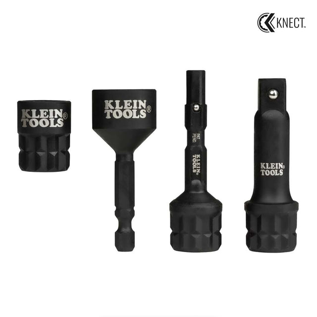 Klein 65KADPM KNECT (M) Impact Socket Adapter Set for Versatile Driving Situations