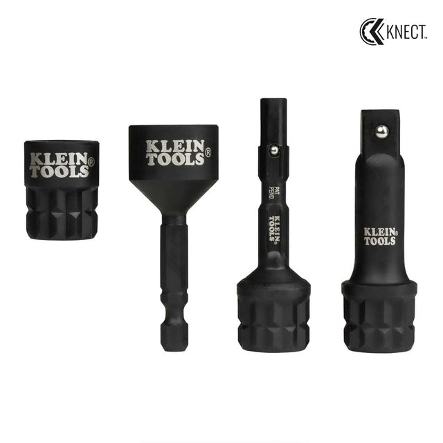 Klein 65KADPM KNECT (M) Impact Socket Adapter Set for Versatile Driving Situations