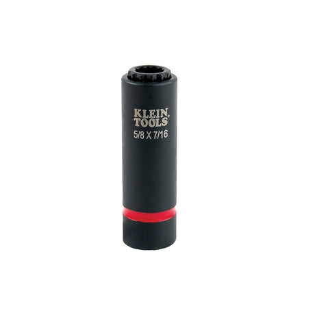 Klein 66012 2-in-1 12-Point Impact Socket, 5/8 in. x 7/16 in., 1/2 in. Drive