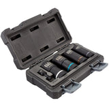 Klein 66050E 2-in-1 Metric Impact Socket Set, 12-Point (5 Piece)