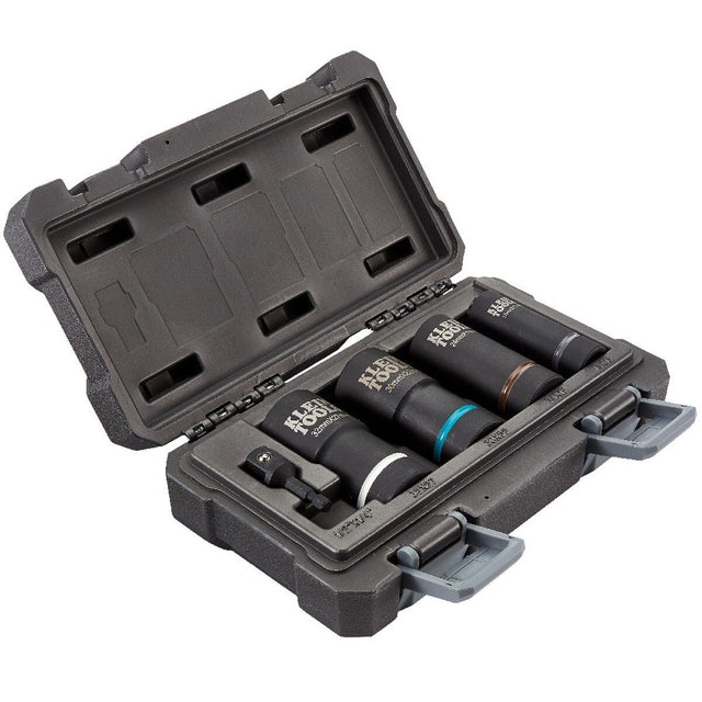 Klein 66050E 2-in-1 Metric Impact Socket Set, 12-Point (5 Piece)