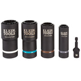 Klein 66052E 2-in-1 Metric 12-Point Impact Socket, 24 x 19 mm, 1/2 in. Drive - 9