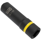 Klein 66061 2-in-1 Impact Socket, 6-Point, 1/2 and 3/8 Inch (Each) - 4