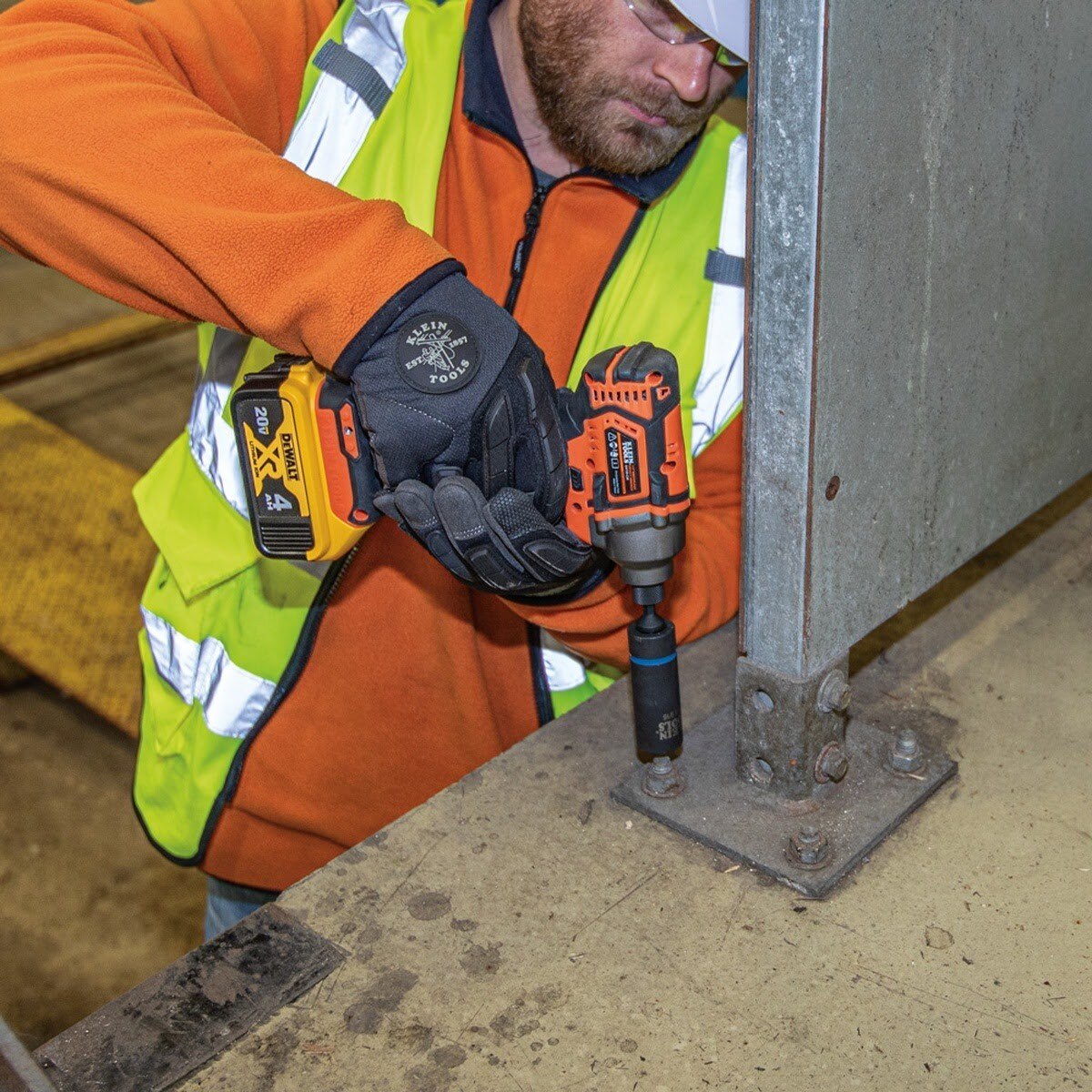 Klein 66065 2-in-1 6-Point Impact Socket, 1 in. and 13/16 in., 1/2 in. Drive (Each) - 9