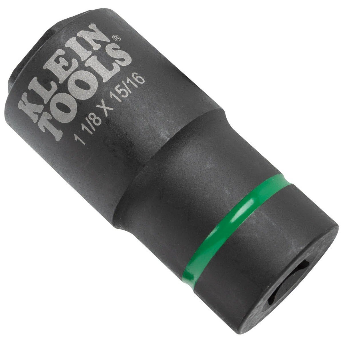 Klein 66066 2-in-1 6-Point Impact Socket, 1-1/8 in. x 15/16 in., 1/2 in. Drive - 3