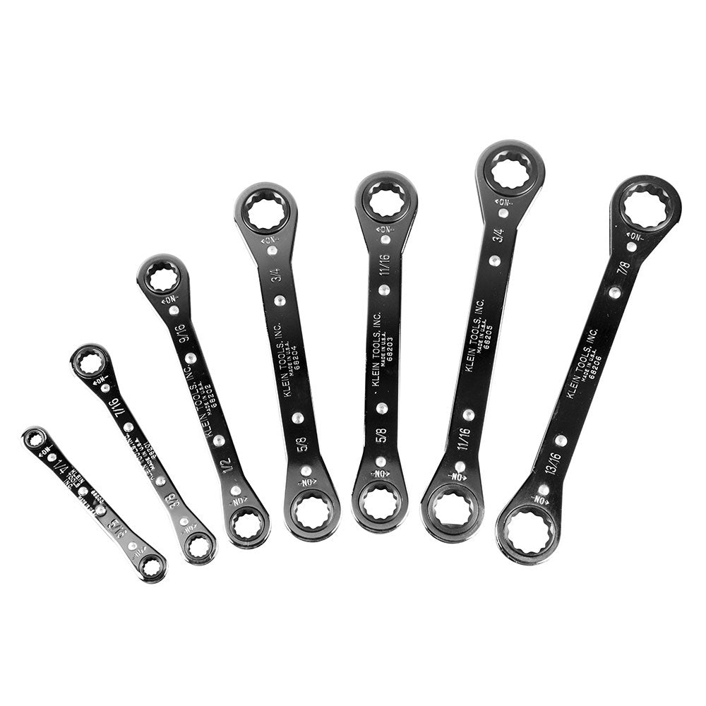 Klein Tools 68221 Ratcheting Box Wrench Set, 5-Piece - 5