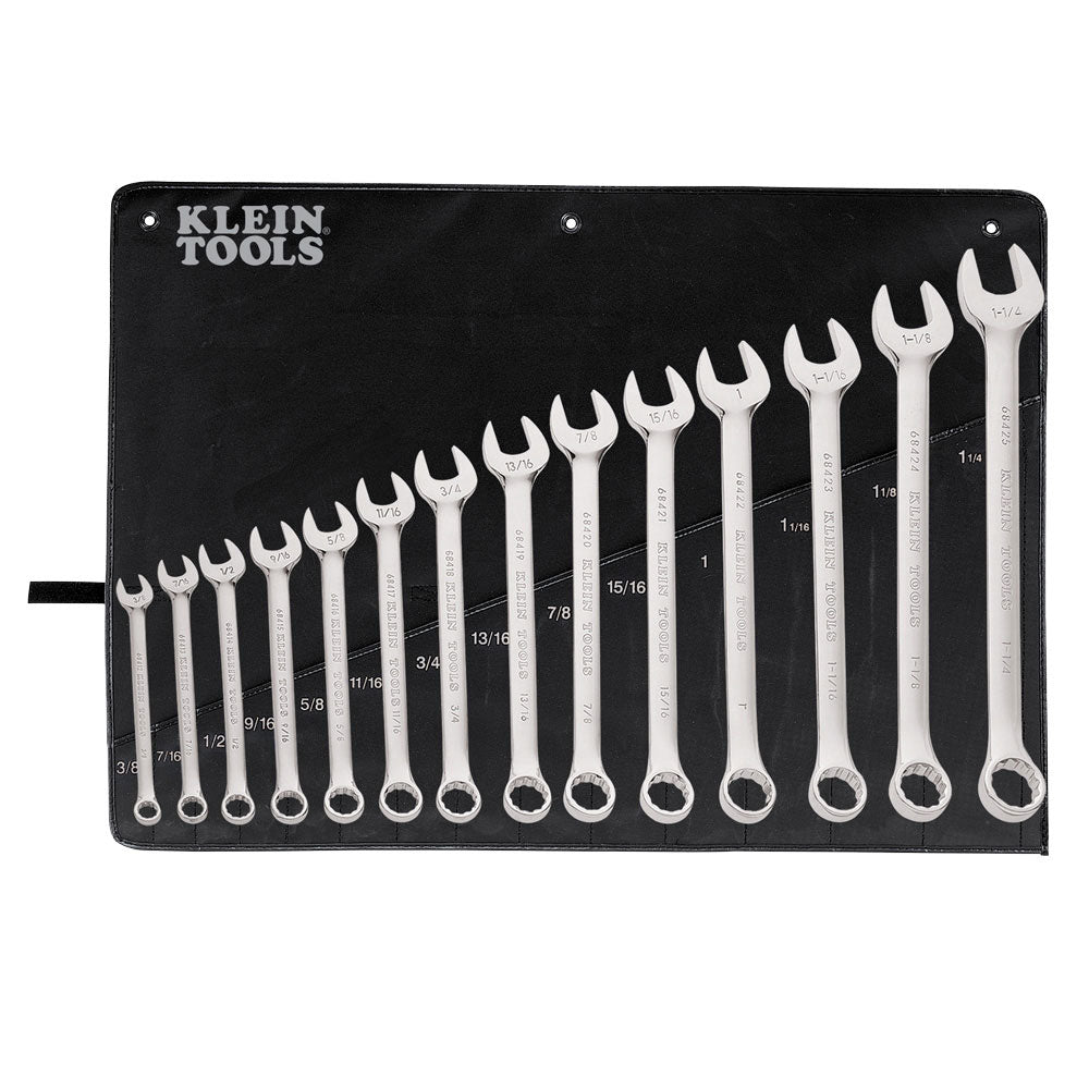 Klein Tools 68406 Combination Wrench Set, 14-Piece