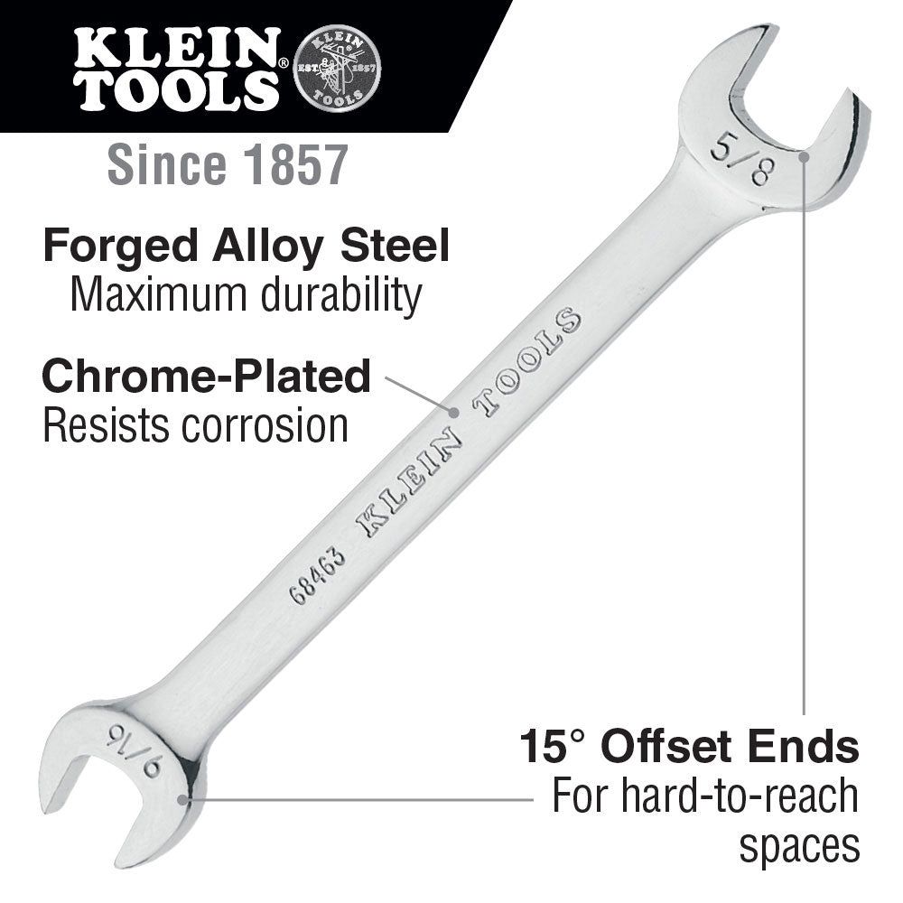 Klein Tools 68452 Open-End Wrench Set, 7-Piece - 2