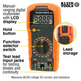 Klein 69149P Electrical Test Kit with MM300 Multimeter, NCVT-1P Non-Contact Voltage Tester and RT105 Receptacle Tester - 2