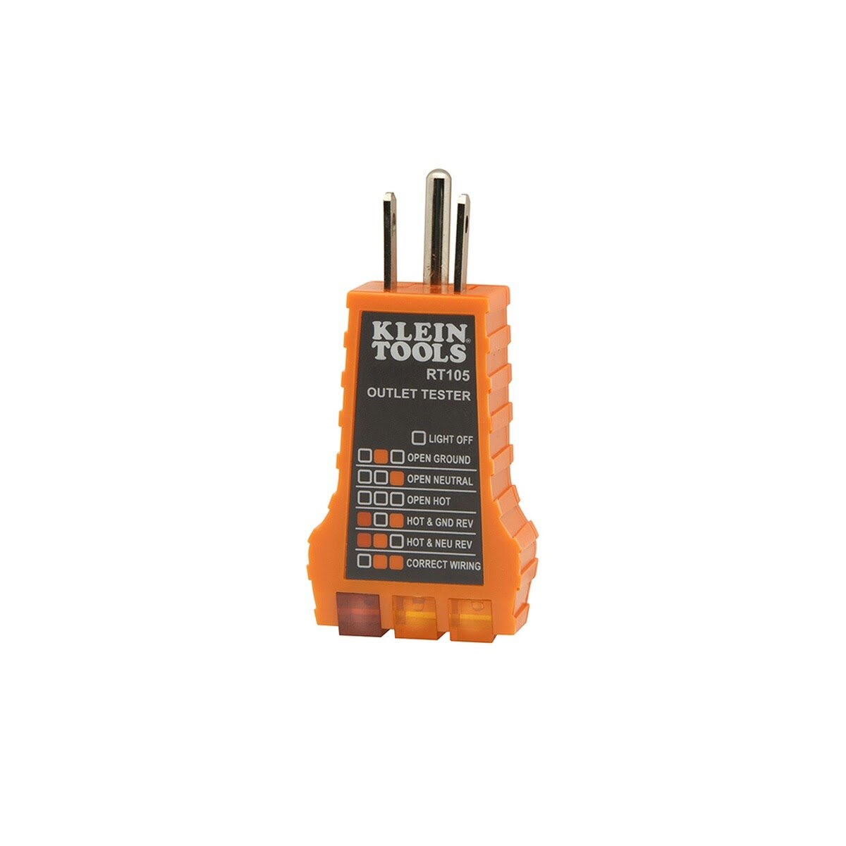 Klein 69149P Electrical Test Kit with MM300 Multimeter, NCVT-1P Non-Contact Voltage Tester and RT105 Receptacle Tester - 5