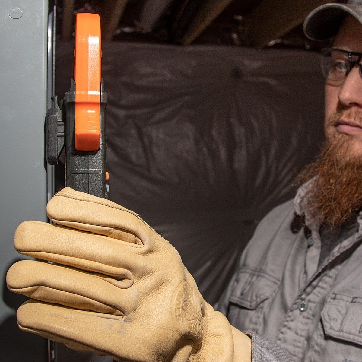 Klein 69445 Rare-Earth Magnetic Hanger for Clamp Meters and Multimeters, No Strap - 6