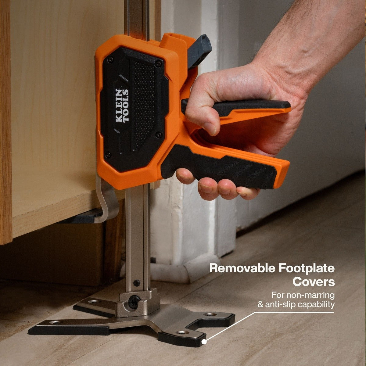 Klein 77000 Heavy-Duty Construction Jack with 10" Lift Range and 350 lb Load Capacity - 4