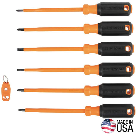 Klein 85077INSR Insulated Screwdriver Set with Magnetizer (7 Piece)