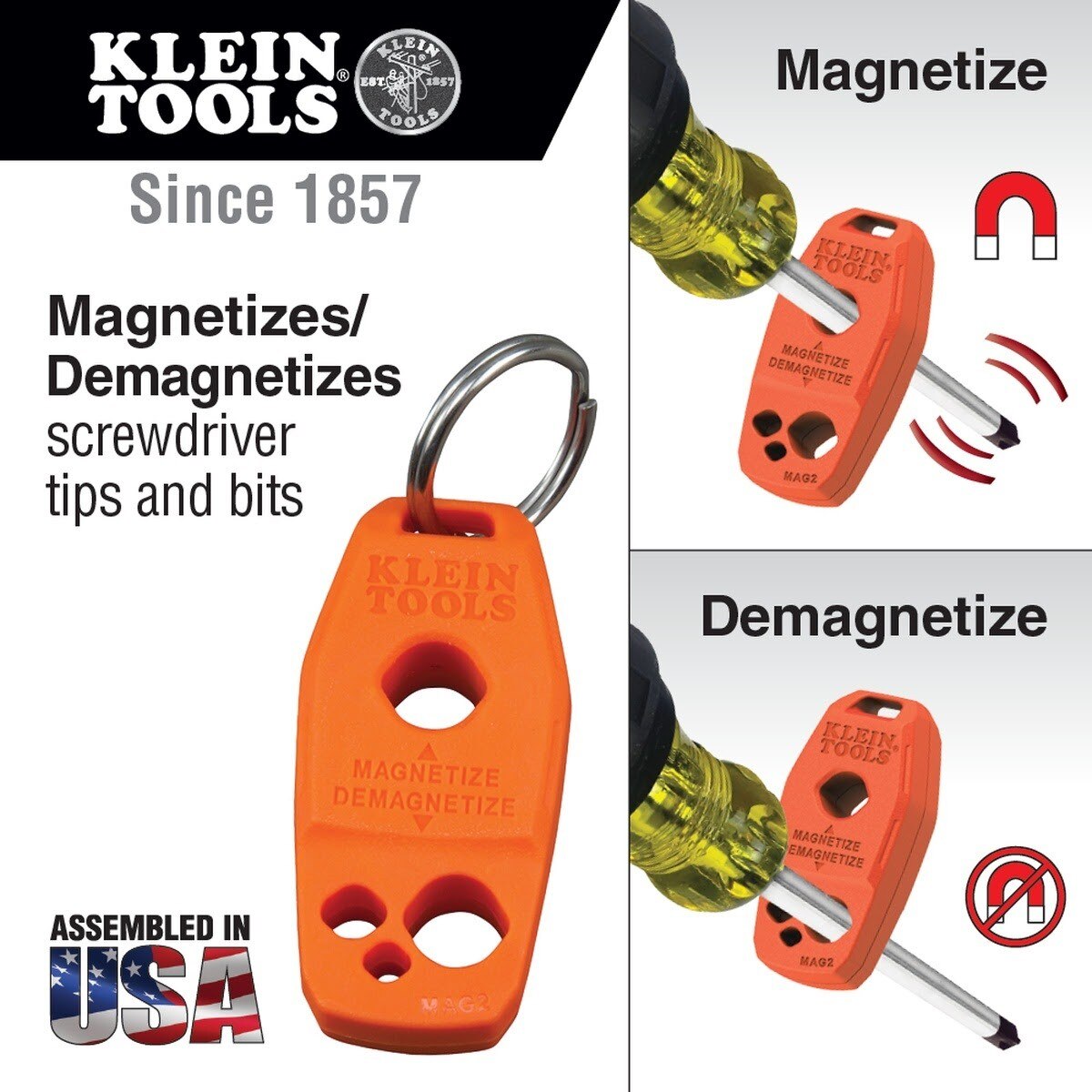 Klein 85077INSR Insulated Screwdriver Set with Magnetizer (7 Piece) - 3