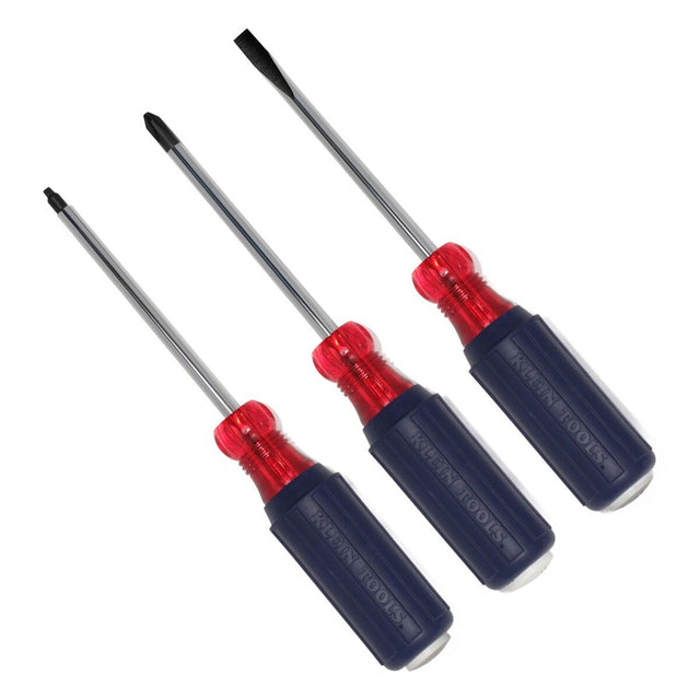 Klein 85443250 250th Edition 4" Shank Screwdriver Set with Cushion Grip Handles (3 Piece Set)
