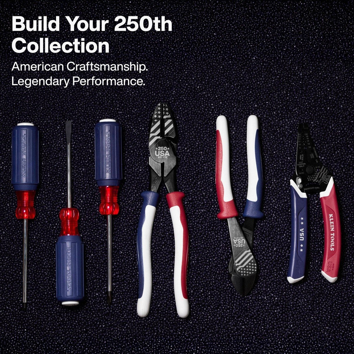Klein 85443250 250th Edition 4" Shank Screwdriver Set with Cushion Grip Handles (3 Piece Set) - 5