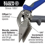 Klein 86524 Offset Hand Seamer, 3" - 3