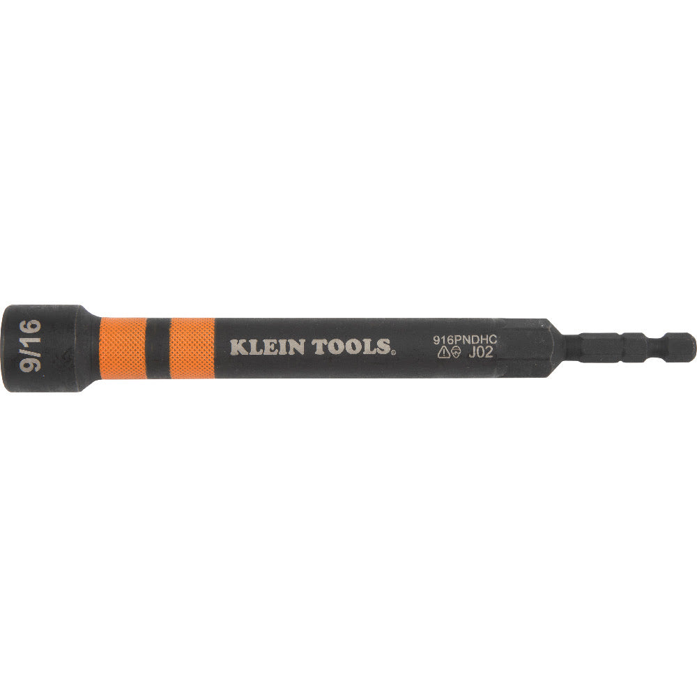 Klein 916PNDHC 9/16" Hollow Magnetic Color-Coded Power Nut Driver - 3