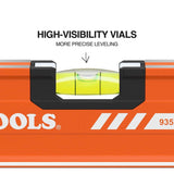 Klein 93524MAG Magnetic Box Beam Level, 3 Vial, 24-Inch - 3