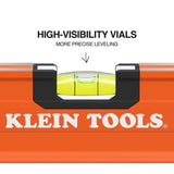 Klein 93524 Box Beam Level, 3 Vial, 24-Inch - 2