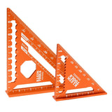 Klein 93547SQVP 4-1/2" and 7" Trim and Rafter Square Kit with Laser Etched Markings (2 Piece)
