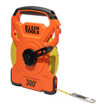 Klein 94300RT 300' Open Reel Tape Measure with Single Hook and Carabiner