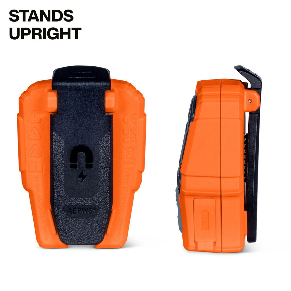 Klein AEPWS1 Wearable Bluetooth Speaker with Magnetic Clip and IP67 Jobsite Design - 3