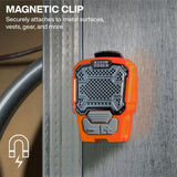 Klein AEPWS1 Wearable Bluetooth Speaker with Magnetic Clip and IP67 Jobsite Design - 4