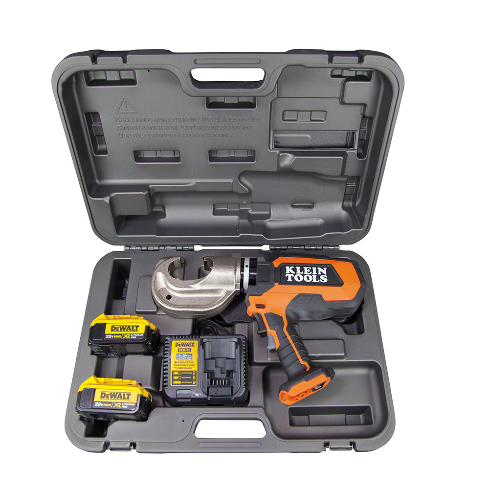 Klein BAT20-12T1651 Battery-Operated 12-Ton Crimper Kit - 5