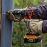 Klein BAT20CD1 Battery-Operated Compact Impact Driver, 1/4-Inch Hex Drive, Full Kit - 7