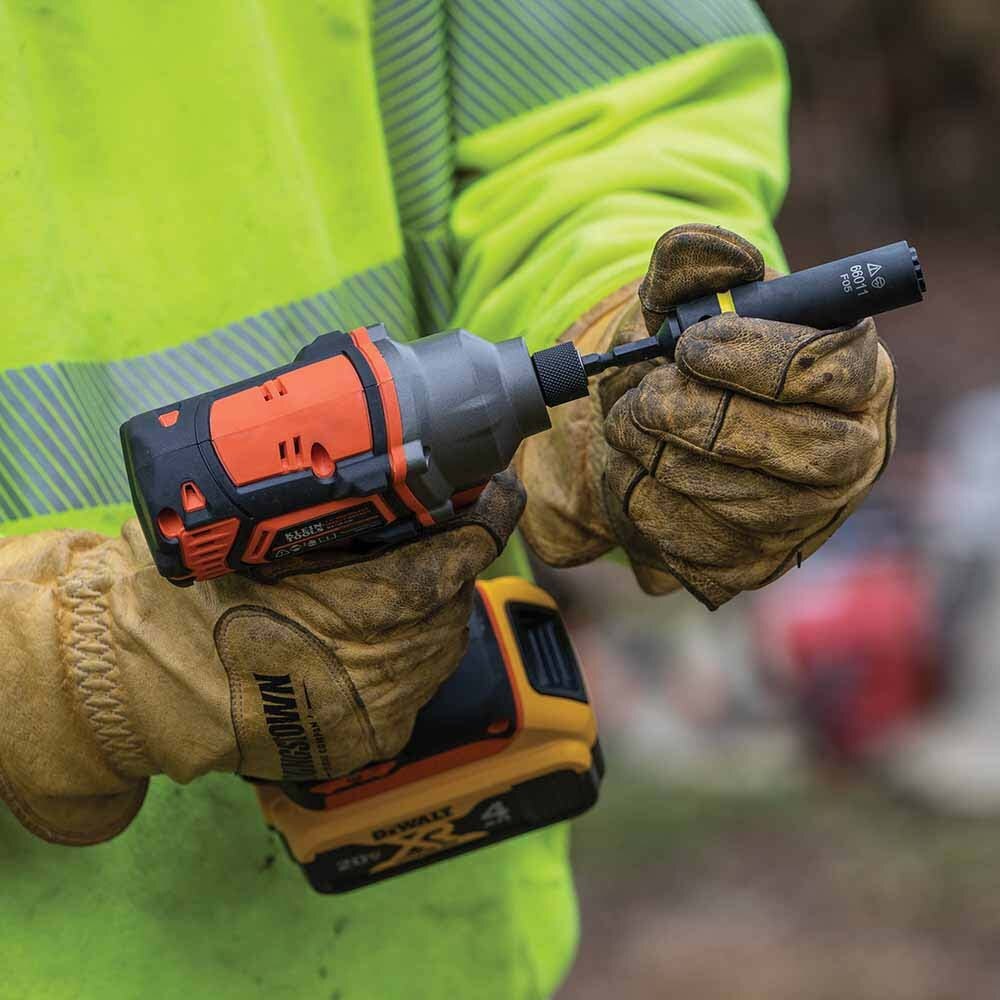 Klein BAT20CD Battery-Operated Compact Impact Driver, 1/4-Inch Hex Drive, Tool Only - 7