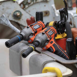 Klein BAT20CD Battery-Operated Compact Impact Driver, 1/4-Inch Hex Drive, Tool Only - 9