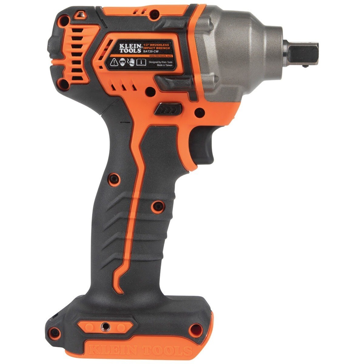 Klein BAT20CW Battery-Operated Compact Impact Wrench, 1/2-Inch Detent Pin, Tool Only - 3