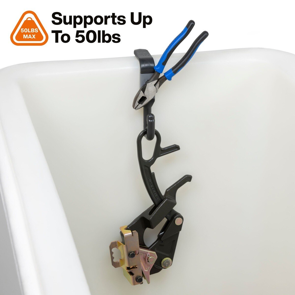 Klein BC311M 2" Magnetic Utility Bucket S Hook with Rare Earth Magnet 50 lb Capacity - 5