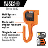 Klein BC517C Open Blanket Hook Module, Rail System - 2