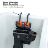 Klein BC532S Bucket Work Center Impact Holder S-Hook Compatible 4 x 12 x 13.5 in. (1 Pack) - 5