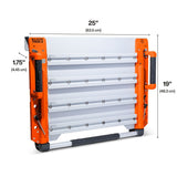 Klein BC700WA LiftPro 24-Inch Wall Mount Rail System with Adjustable Legs and Tether Points (1 Pack) - 3
