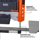 Klein BC700WA LiftPro 24-Inch Wall Mount Rail System with Adjustable Legs and Tether Points (1 Pack) - 5