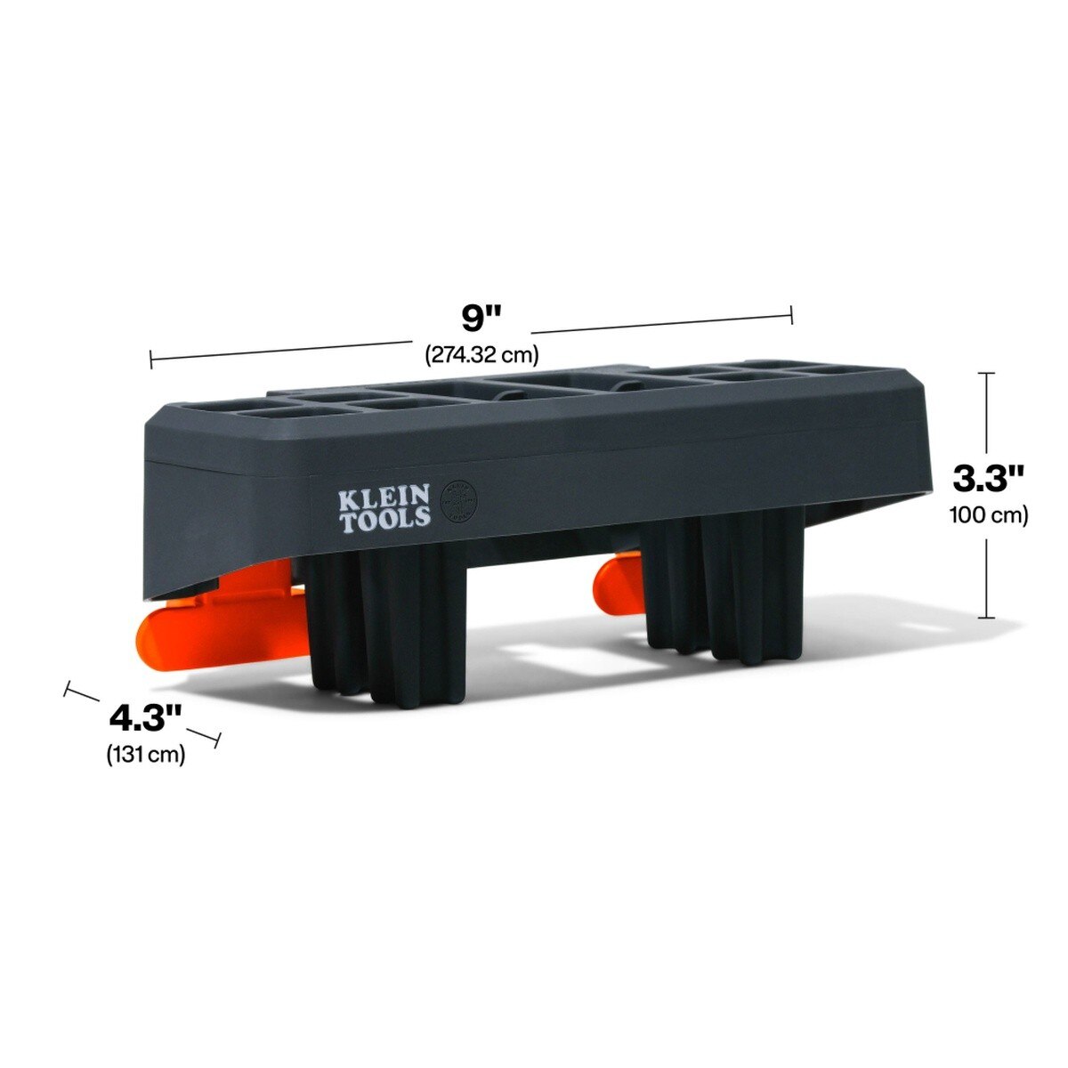 Klein BC702SL Tool Holder Module for Bucket Work Center Rail System 9 in. High Impact Plastic Storage (1 Pack) - 2