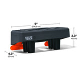 Klein BC702SL Tool Holder Module for Bucket Work Center Rail System 9 in. High Impact Plastic Storage (1 Pack) - 2