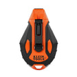 Klein CHLK50S 50 ft Smooth Retractable Chalk Reel with 4:1 Gear Ratio and Twist-Lock Top (1 Pack)
