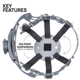Klein CLMBRSPN Safety Helmet Suspension Replacement with 6-Point Ratchet Adjustment (1 Each) - 3