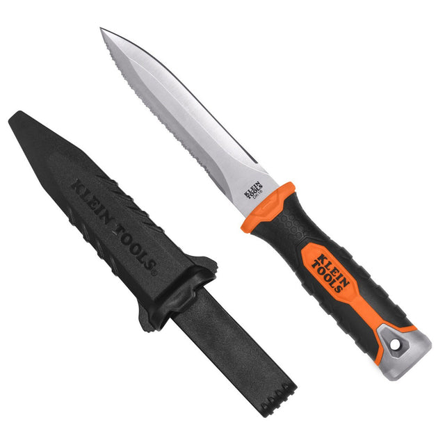 Klein Tools DK16 Double-Edged Duct Knife for Flexible Duct, Duct Board and Insulation (Knife and Sheath)