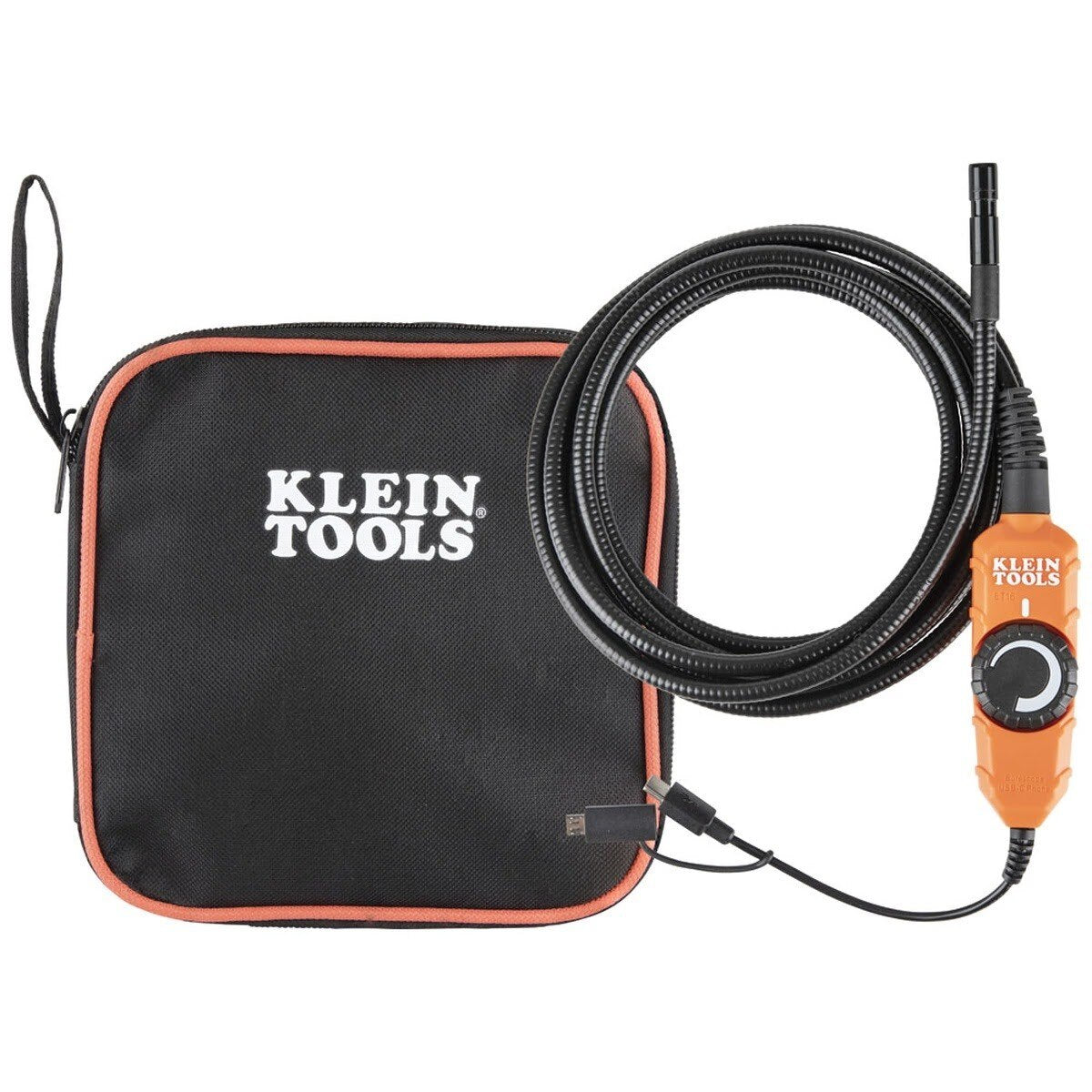 Klein ET16 Borescope for Android Devices with 10 ft Gooseneck and USB-C/Micro-USB Connection - 3