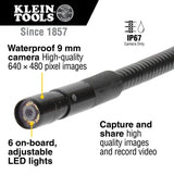 Klein ET16 Borescope for Android Devices with 10 ft Gooseneck and USB-C/Micro-USB Connection - 9
