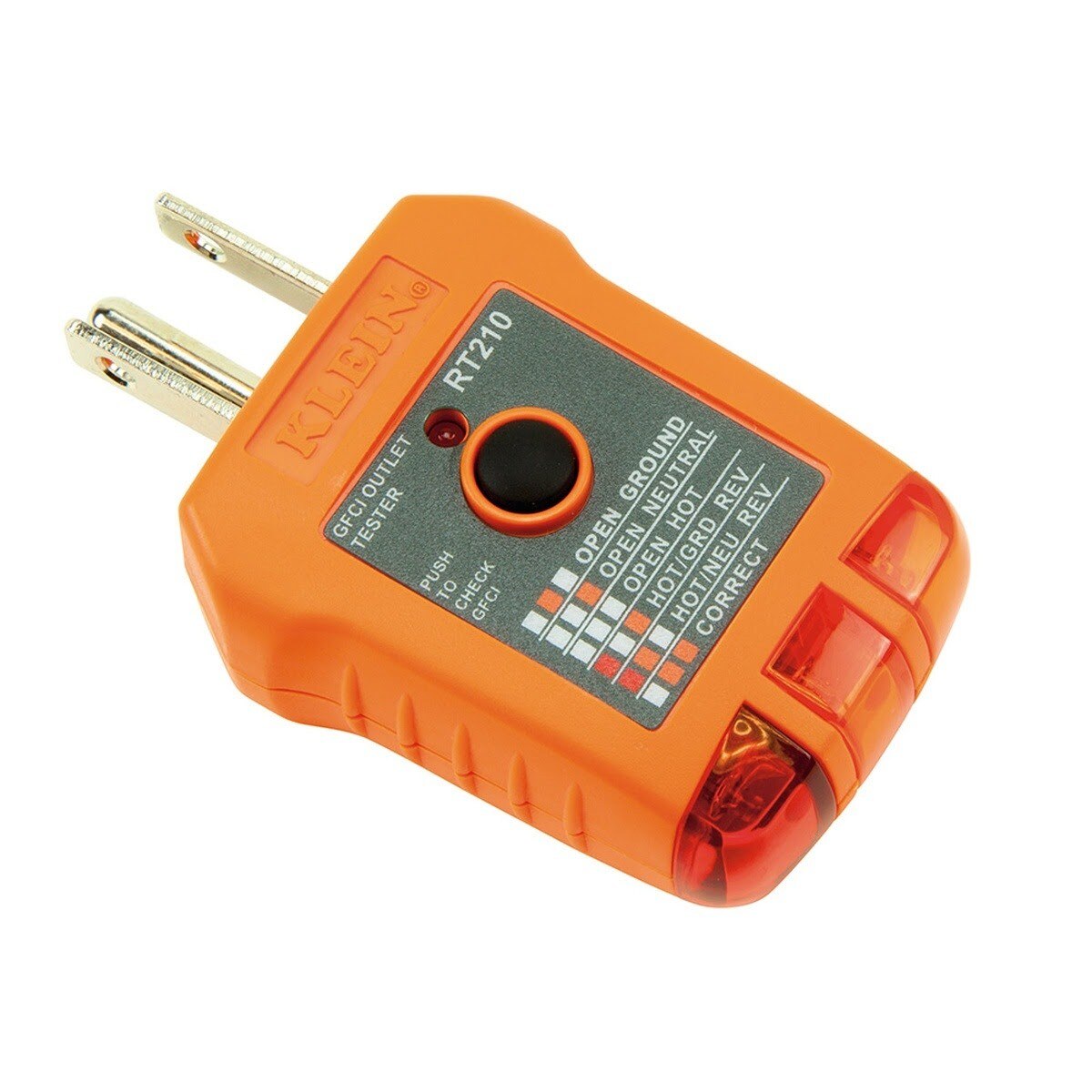 Klein ET45VP AC/DC Voltage and GFCI Receptacle Outlet Test Kit (2 Piece) - 6